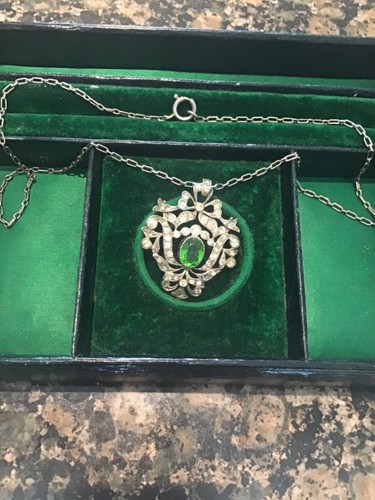 Fab antique silv paste - silv, pendant
