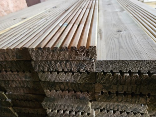 Timber patio decking 32x125 - timber,