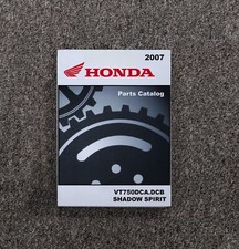 2007 Honda VT750DCA VT750DCB Shadow Spirit Motorcycle Parts Catalog Manual