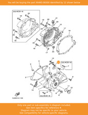 YAMAHA Clamp, 90465-08300 OEM