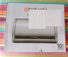 BRABANTIA ROLL TOP BREAD BIN | MEDIUM | MATT STEEL | FREE POSTAGE ✅️