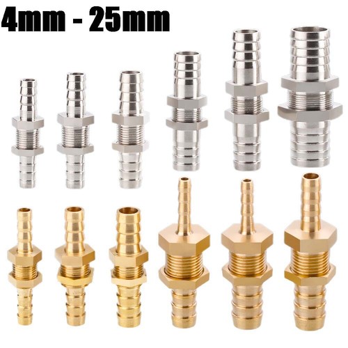 4mm 25mm bulkhead fitting - 25mm,
