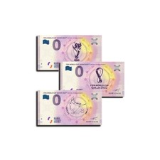 0 Euro 3 Souvenir Notes in a