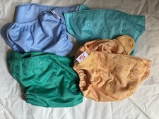 4 Bum Genius Flip Diaper Covers And Inserts