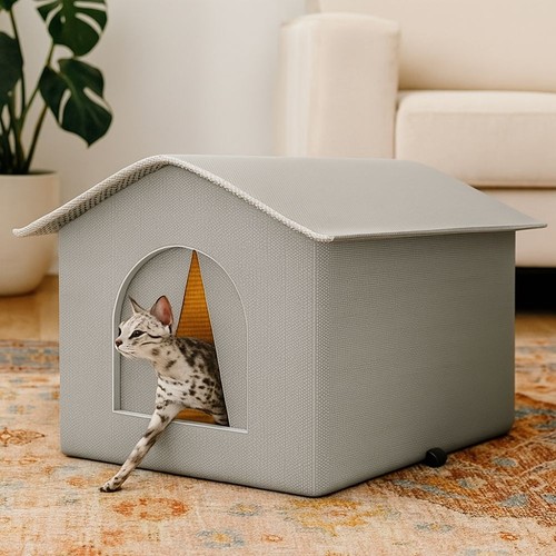 Cat house waterproof - cat,