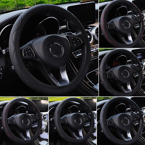 Leather steering wheel - leather,