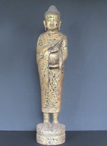 Large wooden buddha cambodia - large,
