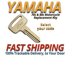 Yamaha Motorcycle Keys RD400 QT50 Riva CA50 Key Cut to Code 4551-4600