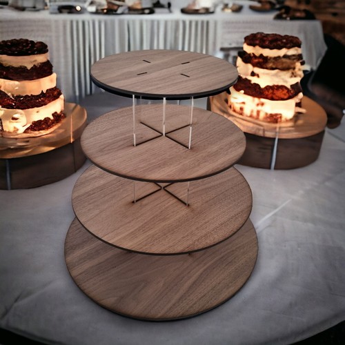 Round square wooden - round, wedding