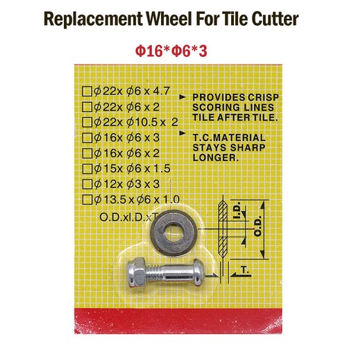 Tile cutter wheel - tile,