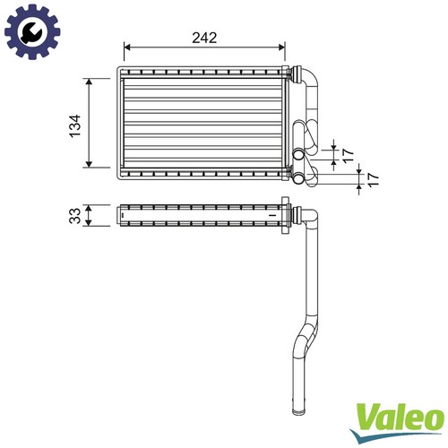 Heat exchanger interior - heat,