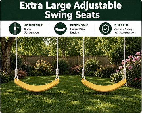Yellow belt swing seats - 2,