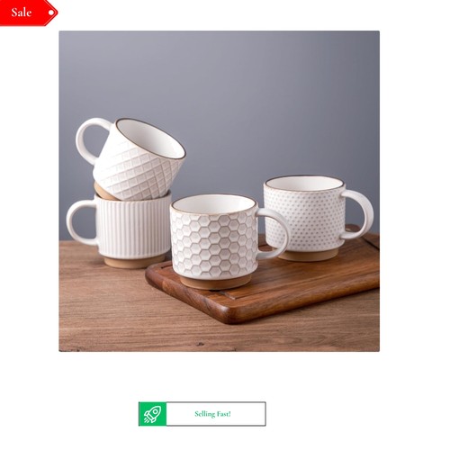 Piece stackable ceramic - stackable,