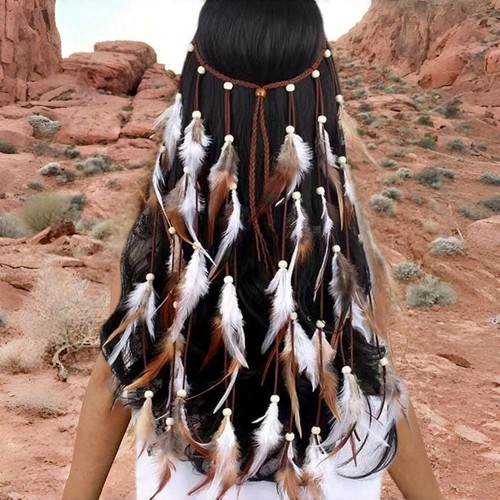 Feather headband festival - feather, headband,