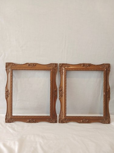 Pair vintage solid wood - pair,