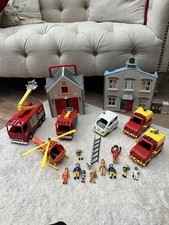 Fireman Sam Toys Bundle Figures, Fire Station, Vehicles & Accessories Job Lot 