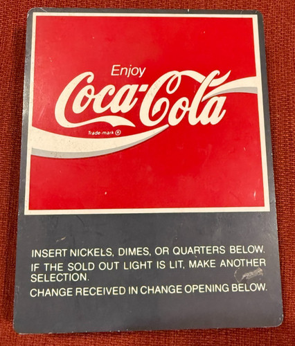 Vintage enjoy coca cola - enjoy,