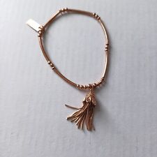 ChloBo Rose Gold Didi Tassel Charm Bracelet