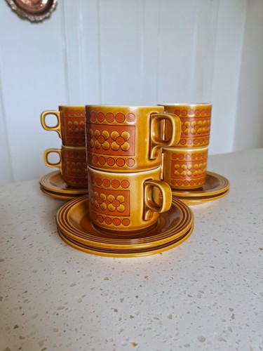 Hornsea saffron vintage set - hornsea,