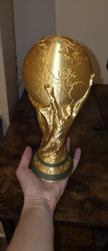 World cup trophy replica gold - world,