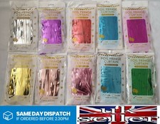2M Foil Curtain Fringe Tinsel