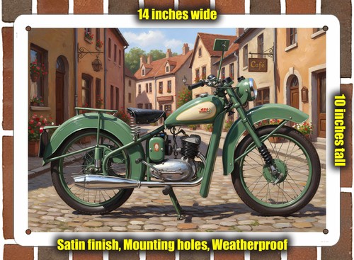 Metal sign 1951 bsa bantam - metal,