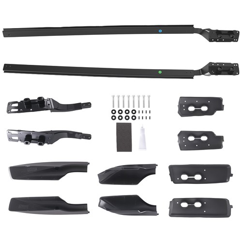Black roof rails rack - roof,