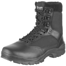 Army Tactical Patrol Combat Mens SWAT Boots Police Security Cadet Leather Black