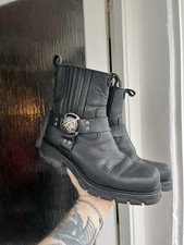 New rock Boots Size 7 Skull