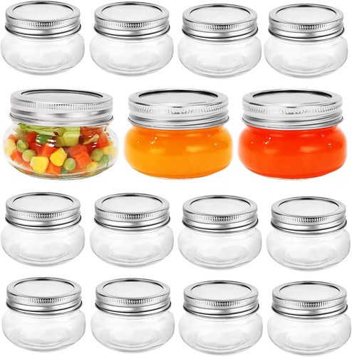 Pack 4oz mason - jars, with