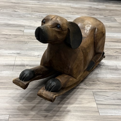 Large hand carved - carved, wooden