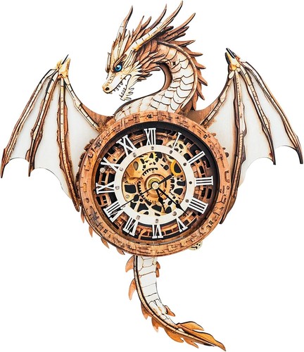 Cutywood dragon clock - cutywood,