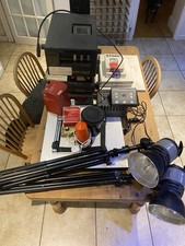 Photography Darkroom Enlarger Lights Trays Light Meter And Studio Lights