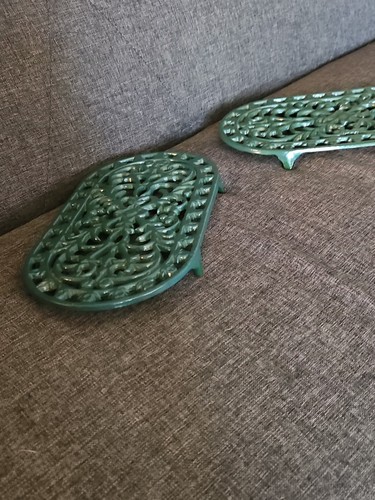 Vintage pair green - pair, of