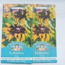 2 PACKETS OF Mr Fothergill's Rudbeckia Seeds aries 1000 Seeds Sow Before 2028 