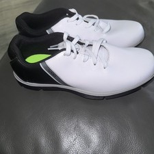 Slazenger V100 Men's Golf Shoes White/Black, Size 6.5
