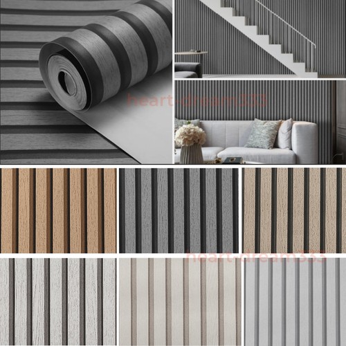 Wooden slat wallpaper - 1-6x,