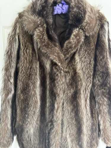 Vintage women real fur coat - women'-,