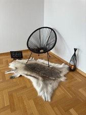 Exclusive Reindeer Hide Skin 137x113 cm Scandinavian Rug Prime Quality Real #669