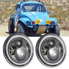 Pair 7" LED Headlight Hi/Lo