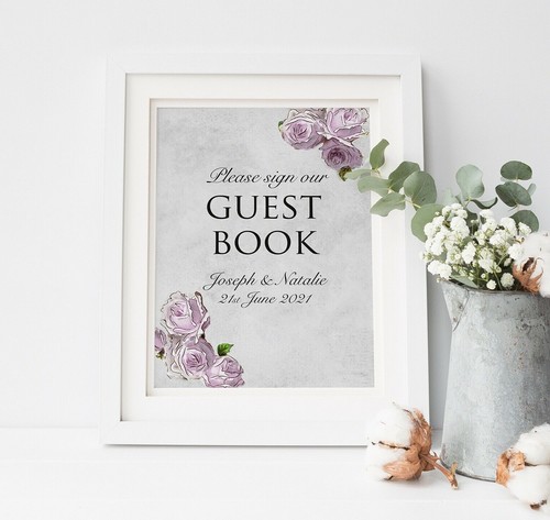 Wedding guest book - guest,