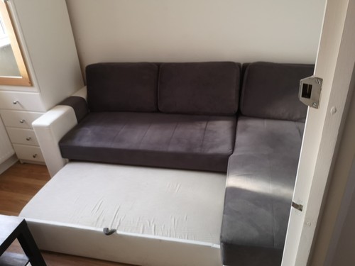 Corner sofa bed with - corner,