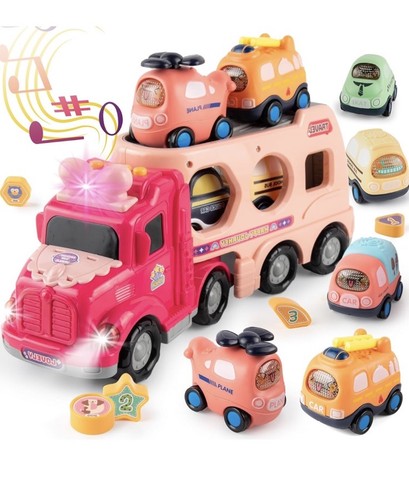 Toy truck pink - toy,