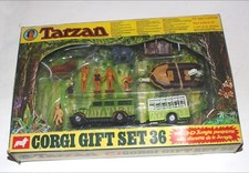 Corgi Gift Set 36 Tarzan Set, Complete in Original Box