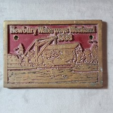 Original brass narrowboat - original,