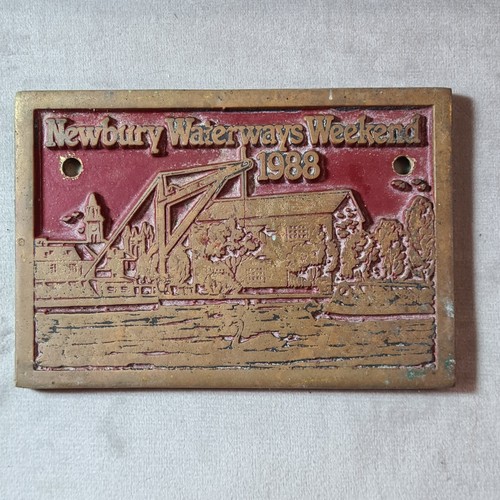 Original brass narrowboat - original,