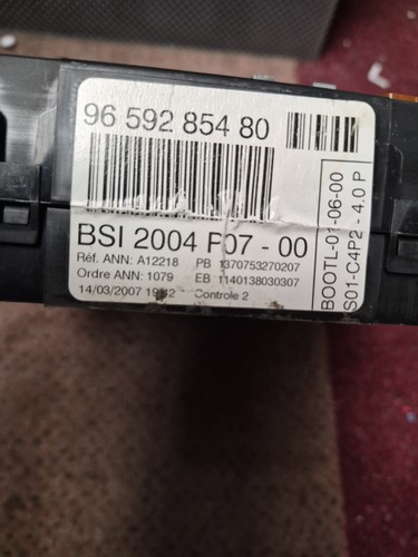Peugeot citroen bsi module - bsi,