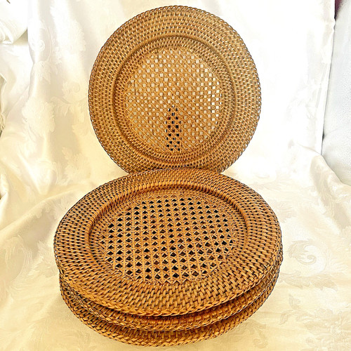 Vintage wicker rattan bamboo - rattan,