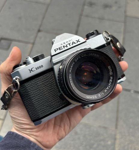 Vintage pentax k1000 film - vintage,
