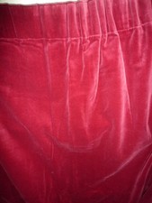 VINTAGE RED COTTON VELVET